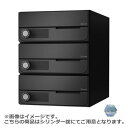 NASTA ナスタ ポスト D-ALL 3戸 横開き シリンダー錠 ブラック 360×280×406.2 KS-MB6002PY-3C-BK | KS-MB60...