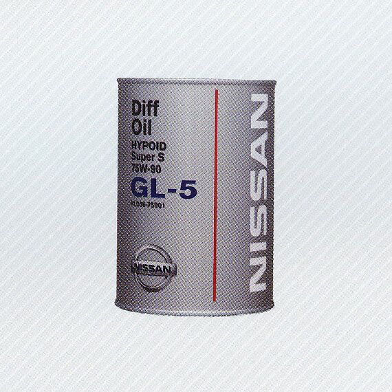 NISSAN 日産 純正 デフオイルハイポイドスーパーS GL-5 75W-90 1L 缶