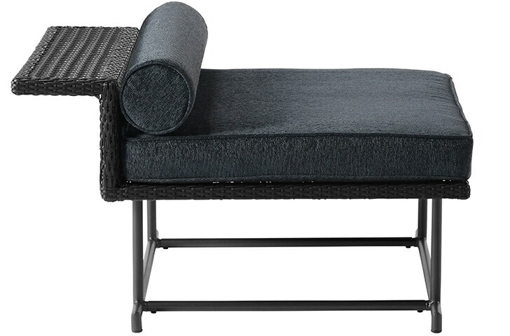 PATIO PETITE MA-ソファ シングル MA-SOFA SINGLE | ソファ チェア おしゃれ 黒 ブラック インテリア サイドテーブル コンパクト シングル かっこいい リゾート ベランダ バルコニー テラス 庭 おうち時間 シンプル 屋外 家具