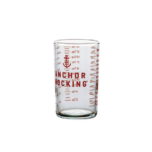 メジャーリングカップ 180cc ガラス 直径6 H9cm | メジャーリングカップ アンカーホック