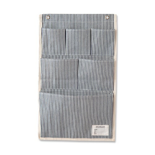 ウォールポケット ヒッコリー コットン W35 H58cm | インテリア ディスプレイ 雑貨 生活 ディスプレイ雑貨 インテリア雑貨 生活雑貨 小物 小物入れ 壁紙 壁飾り 壁掛け ウォールデコ オシャレ おしゃれ