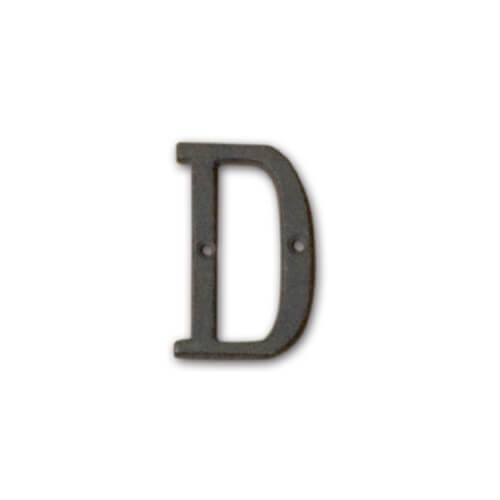 ポッシュリビング アイアンアルファベット D 62376 | 壁飾り 表札 プレート オブジェ ディスプレイ インテリア 小物 ナチュラル カッコいい かわいい オシャレ DIY 雑貨