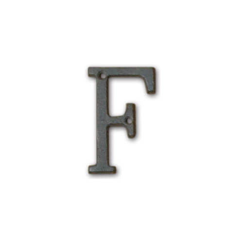 ポッシュリビング アイアンアルファベット F 62378 | 壁飾り 表札 プレート オブジェ ディスプレイ インテリア 小物 ナチュラル カッコいい かわいい オシャレ DIY 雑貨