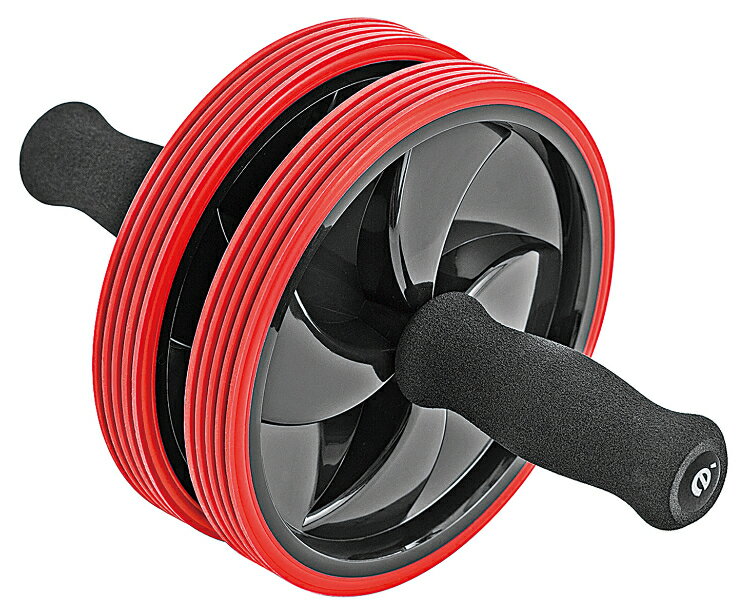 SAKURAI サクライ貿易 いくぜ腹筋女 赤ローラー 54129 | スポーツ 運動 フィットネス トレーニング エクササイズ スポーツ用品 筋トレグッズ 腹筋ローラー トレーニング器具 筋トレ ダイエット 腹筋 全身運動 安定感 体幹トレーニング