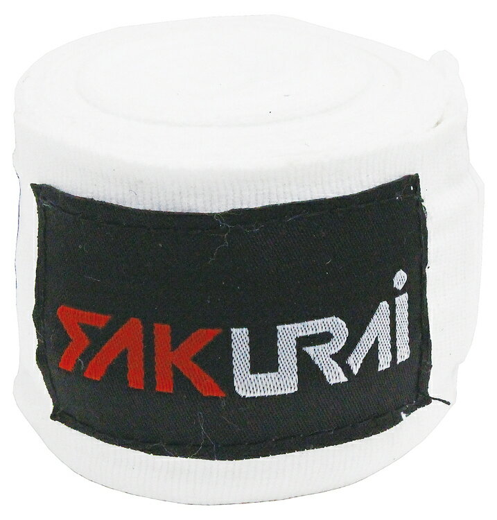 SAKURAI サクライ貿易 バンテージ2.5m PWF-140 | スポーツ 運動 スポーツ用品 トレーニング フィットネス ジム エクササイズ ボクシング 格闘技 防具 保護 ケア用品 テーピング けが防止 ケガ防止 負担軽減 ボクシング用品 格闘技用品