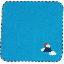 おしゃれ刺繍ミニハンカチ 富士山 42309307 | 25-0142-270 生活雑貨 生活用品 日用品 キッチン雑貨 小物 雑貨 タオル フェイスタオル バ...