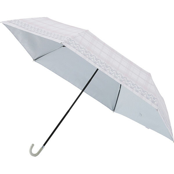 ビューティーシールド晴雨兼用折りたたみ日傘 チェックペールピンク 30164-05-30-50 | 25-0340-039 折り畳み傘 雨具 傘 雨傘 日傘 晴雨兼用 折りたたみ 軽い 遮熱 遮光 涼しい コンパクト UVカット 持ち運び 通り雨 贈答 景品 レジャー アウトドア 仕事 通勤 通学