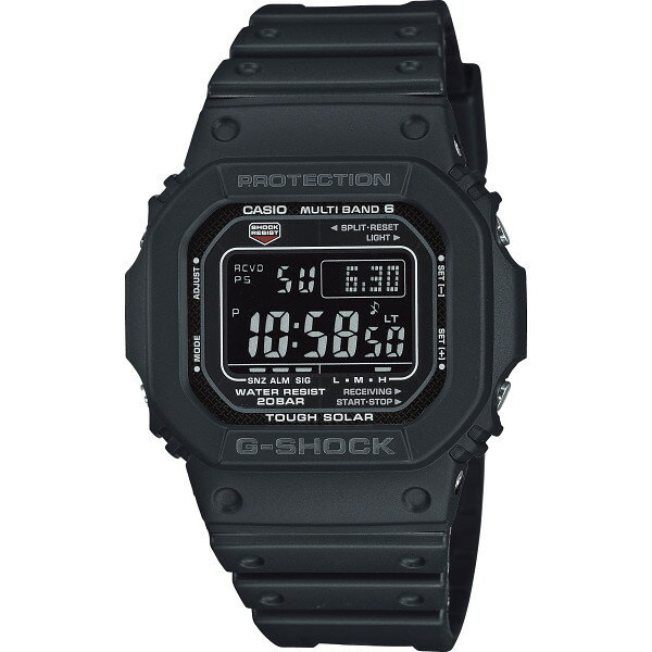 カシオ G−SHOCK 腕時計【GWM56101BJF】 ブラック液晶 GWM56101BJF | 25-0342-031 腕時計 時計 ウォッチ ソーラーウォッチ 時刻 デジタル 日常生活用防水 生活雑貨 便利 散歩 アウトドア スタンダード ファッションカジュアル ギフト プレゼント 記念日 メンズ