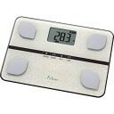 タニタ 体組成計 フィットスキャン ホワイト FS-103-WH | 0559083 生活用品 衛生用品 医療計測器 健康 体組成計 ガラス素材 文字高 28mm 大型表示 ステップオン 自動認識 カンタン測定 白 体重 体脂肪率 内臓脂肪 BMI フィット スキャン