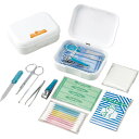 エイドクルー 8102-23 | 23-0656-073 日用品 消耗品 衛生用品 セット キズテープ 綿棒 包帯 コットンパフ 爪切り ハサミ 耳かき 爪ヤス...