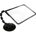 360°調節可能ネック ブラック SR-50C-BL | 24-0052-056雑貨 小物 生活雑貨 文具 文房具 ステーショナリー グッズ ツール 拡大鏡 ル...