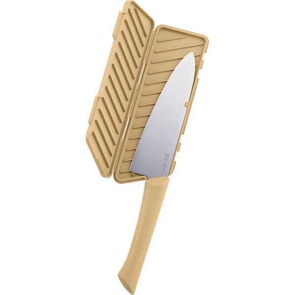 貝印 マナサワ マルチナイフ サヤ付 ベージュ 000AB5576 | 24-0342-055マルチナイフ 包丁 サヤ付 安全 ..