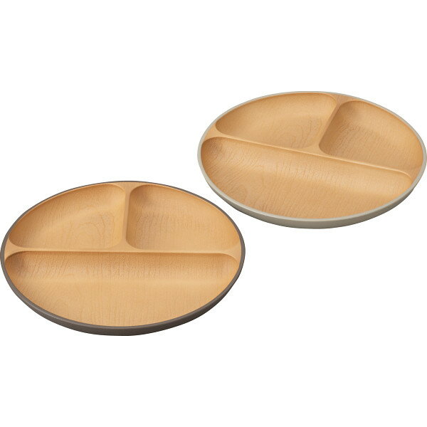 アースカラー ペア抗菌丸ランチプレート 16981 | 24-7568-016ランチプレート お皿 食器 丸 ワンプレート 食洗機 電子レンジ 対応 抗菌仕様 朝食 モーニング ランチ 雑貨 日用品 生活用品 シンプル お祝い お返し お礼品 プレゼント 贈り物 老若男女