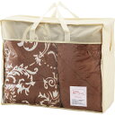 テイジンフィルケアわた使用 ふわふわタッチわた入り毛布&敷パット FWT-1915 | 24-2847-057生活用品 寝具 便利 暖かい 抗菌 防臭 清潔 快...