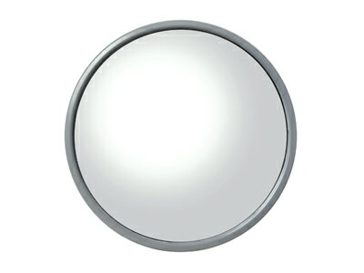 信栄物産 ステンレスミラー (ガラス鏡タイプ） SSG-35A | 丸形 丸型 ミラー 鏡 かがみ 小型 小型ミラー さびない さびない鏡 さびないミラー ガレージミラー カーブミラー グレー ガラス ステンレス製 安全ミラー 安全確認用 安全グッズ 日本製