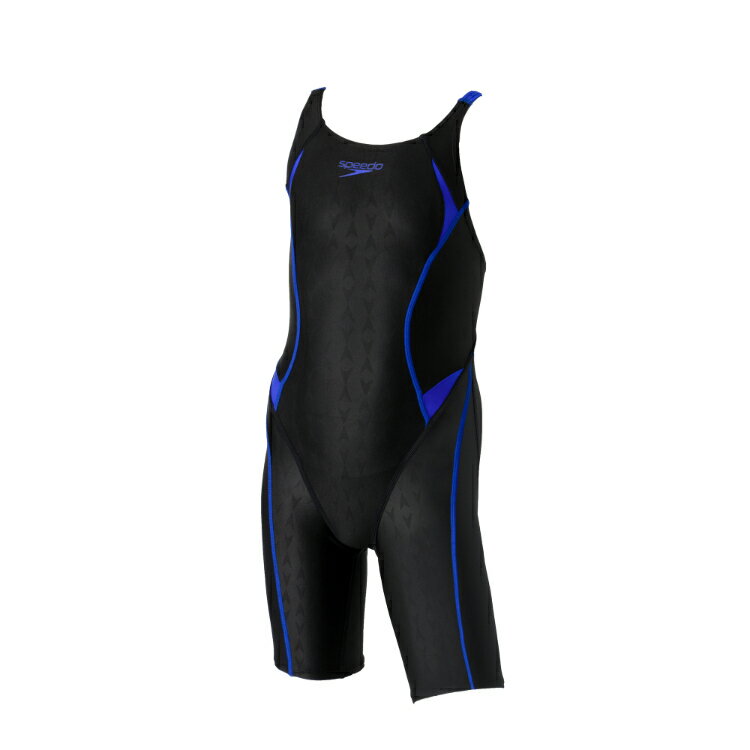 speedo スピード FLEX SX JR OP KNEE ロイヤルBL 140サイズ SCG12301F RB | スポーツ 運動 スポーツ用品 服 衣類 衣料品 ジュニア キッズ ガールズ 競泳 水泳 水着 伸縮性 はっ水性 フィット サポート レッグ丈 FINA承認モデル 立体設計 黒 ブラック 青 ブルー 140