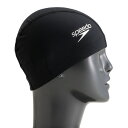 speedo スピード C-BLOCK ENDU-E ブラック Lサイズ SE12301 K | スポーツ 運動 スポーツ用品 水泳 プール アクセサリー 帽子 スイムキャップ エコキャップ スイマー トレーニング 耐塩素性 4WAYストレッチ性 長持ち スタンダード デザイン 黒 ブラック L(4)