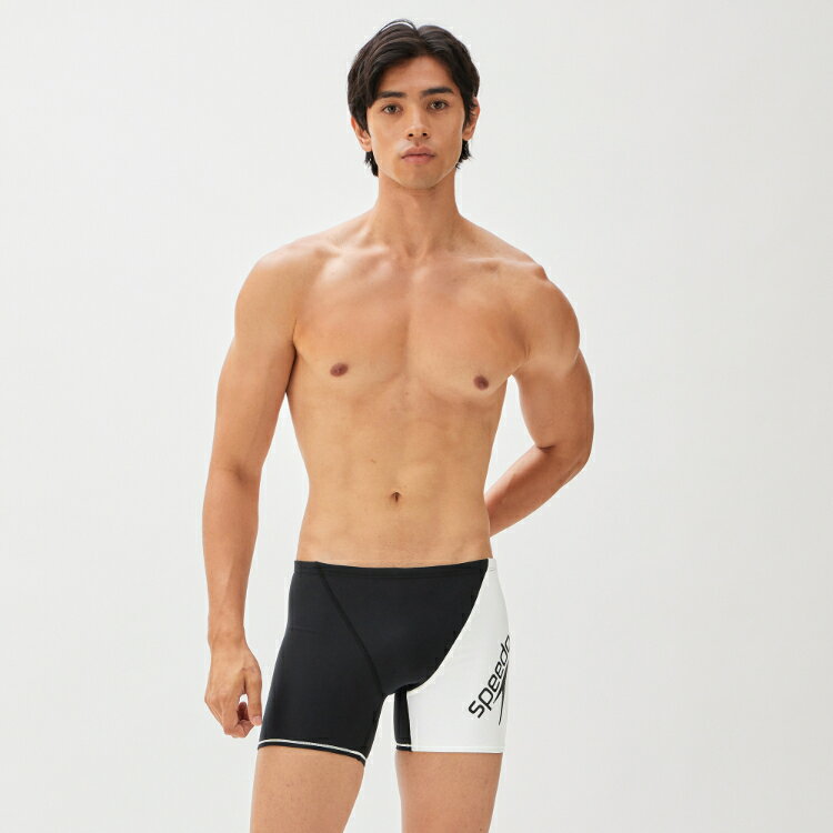 speedo スピード PNL FRSLY T-H BOX K*W Oサイズ ST52303 KW | スポーツ 運動 スポーツ用品 水着 スイムウェア ビキニ ボックス メンズ 男性 ハーフボックス トレーニング アクティブスイマー 練習用 耐塩素性 4WAYストレッチ性 フィット感 2分丈 おすすめ O