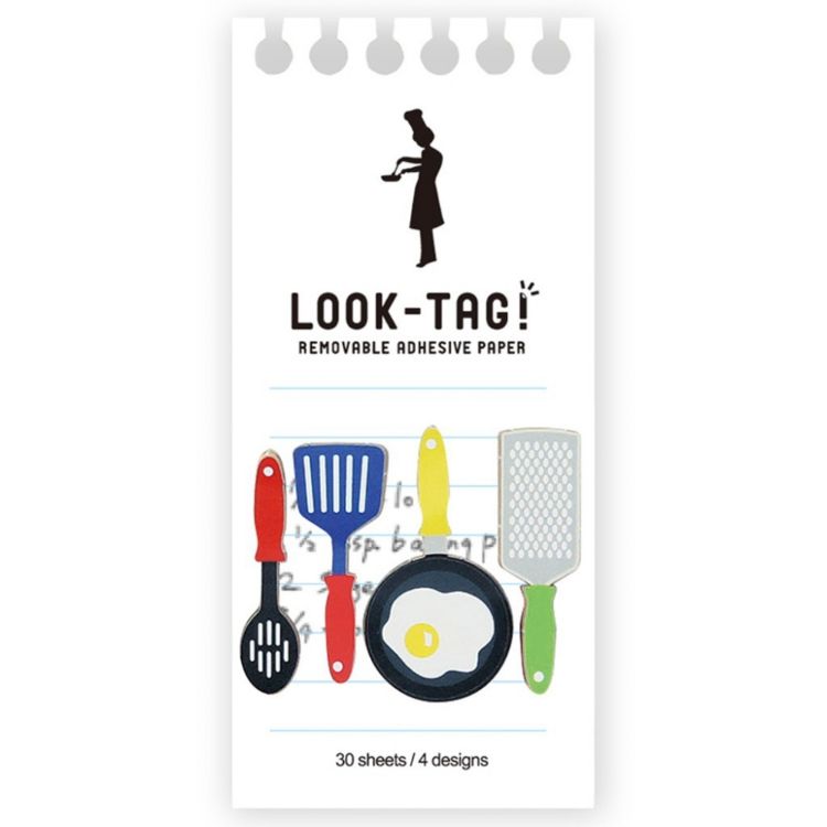 SPICE スパイス SPICE OF LIFE LOOK-TAG! デザイン付箋 クッキング PFBS1060 | ふせん 日用 雑貨