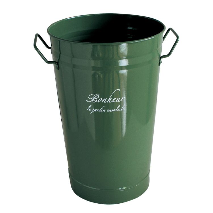 SPICE スパイス SPICE OF LIFE ボヌール ブリキフラワーポット グリーン 7.5L JMGF1000GR | ガーデン ポット ボヌールカンのサムネイル