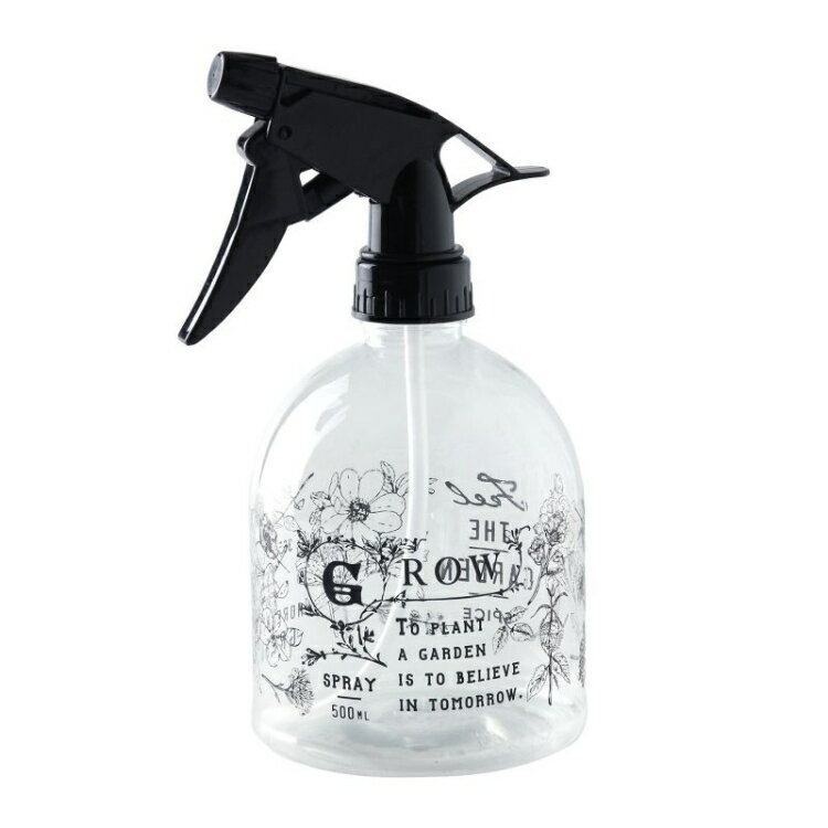 SPICE スパイス SPICE OF LIFE スプレーボトル ガーデン ブラック 500ml DYDS2210BK | スプレーボトル 霧吹き スプレー 水やり 植木 観葉植物 家庭菜園 園芸 ガーデニング ガーデン 玄関 ガーデン用品 ベランダ テラス 庭 多肉植物 給水 葉水用 お手入れ