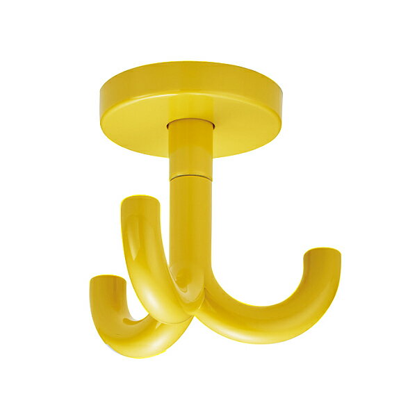 SUGATSUNE スガツネ工業 トリプル フック 477-90-050型 110-037-931 477-90-050-18 | 便利 シンプル おしゃれ ポリアミド PA マスタードイエロー