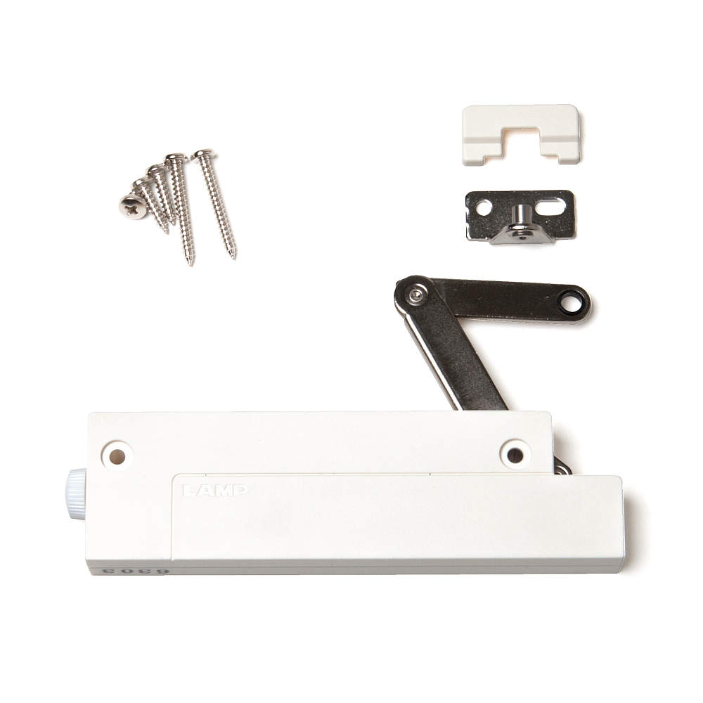 SUGATSUNE スガツネ工業 コンパクトソフトダウンステー CSD-10-TV型 簡単取付タイプ PAT 本体 ホワイト..