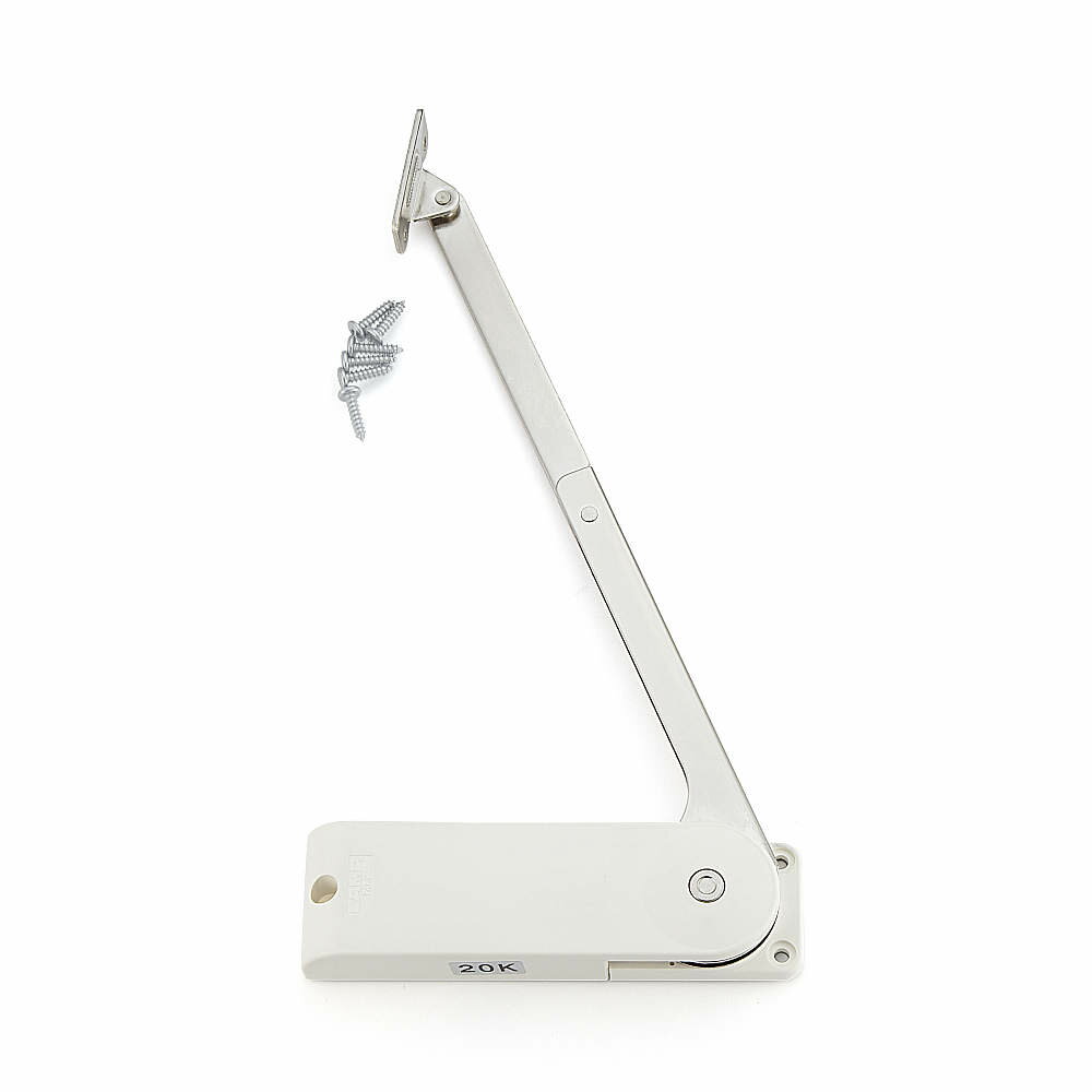 SUGATSUNE スガツネ工業 ソフトダウンステー 重量扉用 HDS-20型 2本使い用 右用 ホワイト H 180-109-24..