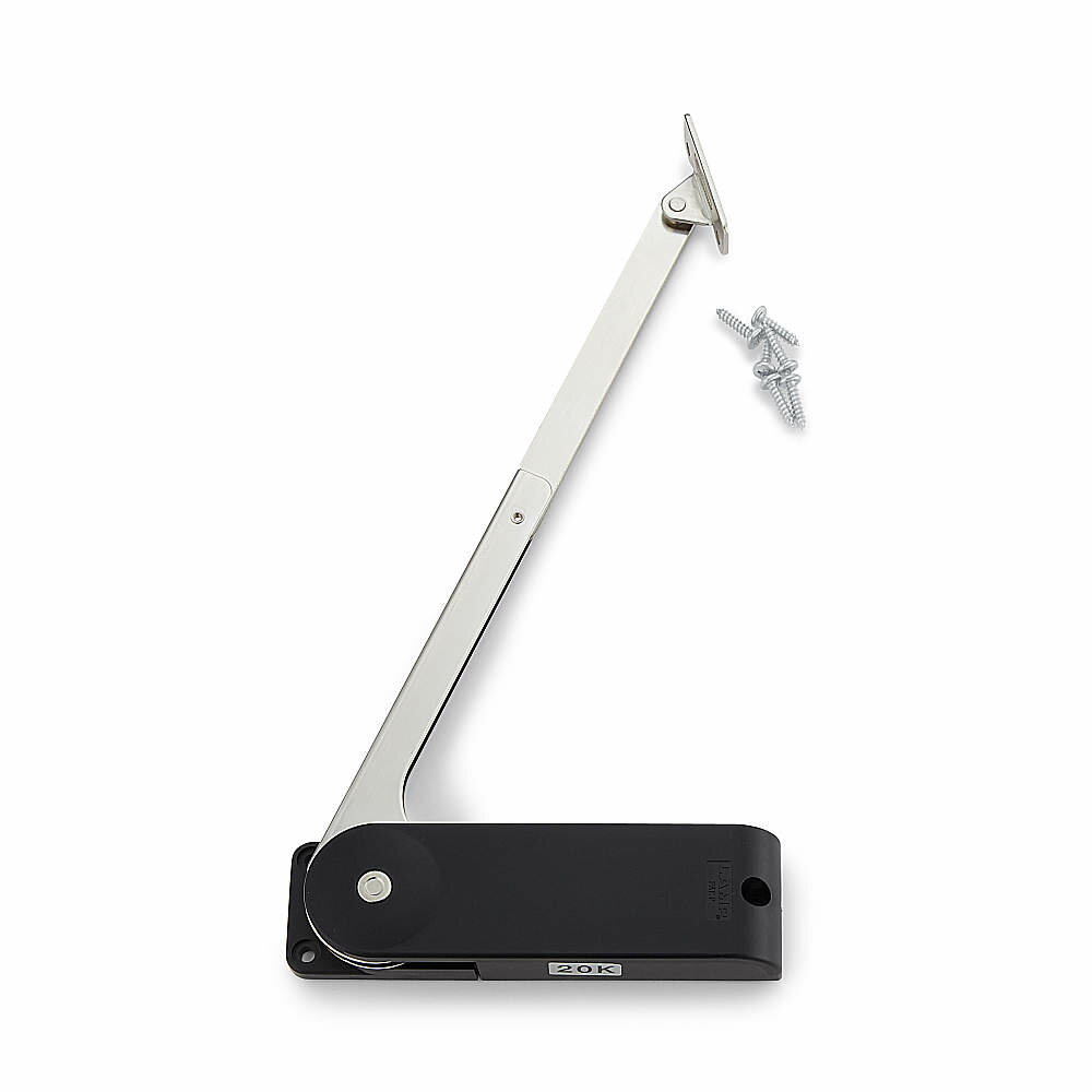 SUGATSUNE スガツネ工業 ソフトダウンステー 重量扉用 HDS-20型 2本使い用 左用 ブラック M 180-109-23..