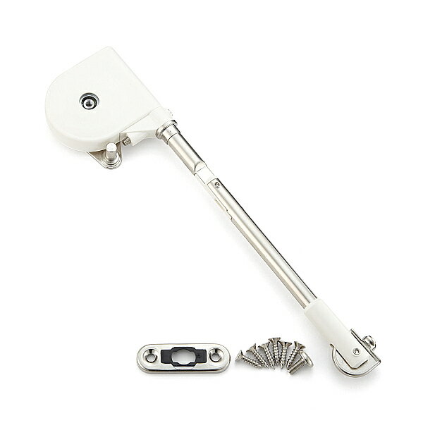 SUGATSUNE スガツネ工業 ソフトダウンステー SDS-C100型 本体 キャッチ付 ホワイト 180-100-265 SDS-C1..