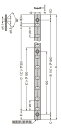 SUGATSUNE スガツネ工業 アルミ製 棚柱 AP-DM型 面付仕様 PAT 120-030-086 AP-DM1820 | シンプル おしゃれ アルミニウム合金 シルバーアルマイト処理 3