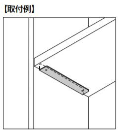 SUGATSUNE スガツネ工業 ステンレス鋼製 棚受 アングル SSA型 石膏ボード用ねじ 120-027-279 SSA-SBS35-40  シンプル おしゃれ ステンレス 鋼