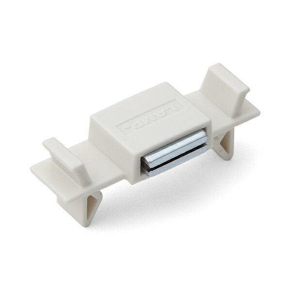 SUGATSUNE スガツネ工業 ワンタッチ マグネット キャッチ MC-YSW型 用 簡易装着仕様 本体 ホワイト 140-050-001 MC-YSW01W | DIY LAMP ランプ 金物 金具 建具 部品 ツール キャッチ マグネットキャッチ 磁石 ワンタッチ 板金タイプ 簡易装着 扉 棚