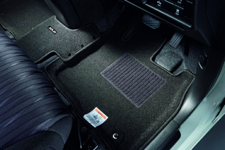 SUZUKI スズキ 純正 フロアマット（ジュータン）〈プレイン〉 フロント縁高タイプ BA6N 75901-81P20-PU3 | SOLIO ソリオ 車用品 カー用品 車 自動車 カーパーツ 内装部品 内装パーツ 内装 ドレスアップ 部品 装飾品 カスタム カスタマイズ マット 汚れ防止 キズ防止