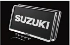 SUZUKI スズキ ALTO アルト スズキ純正 ナンバープレートリム＆ナンバープレートロックボルトセット 【2015.7〜次モデル】 | ナンバーフレーム ナンバープレートリム 車 ナンバー 枠 おしゃれ かっこいい アクセサリー パーツ ポイント消化