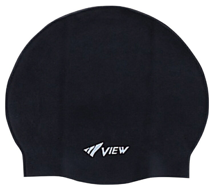 VIEW タバタ シリコーンキャップ ブラック V61 BK | スポーツ アウトドア 水泳 競泳 水泳用 プール ス..