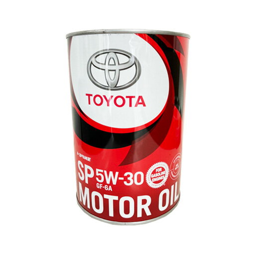 TOYOTA トヨタ エンジンオイル SP 5W-30 GF-6A 1L 缶 08880-13706 トヨタ純正 toyota純正 5W30 1L缶 1リットル 車 オイル 人気 純正オイル 交換 オイル缶 オイル交換 油 エンジン油 ポイント消化