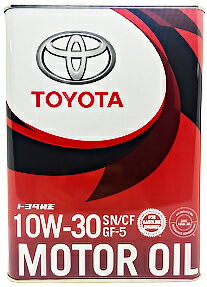 TOYOTA トヨタ エンジンオイル SP 10W-30 4L 缶 08880-13805 トヨタ純正 toyota純正 10W30 4L缶 4リットル 車 オイル 人気 純正オイル 交換 オイル缶 オイル交換 油 エンジン油 ポイント消化