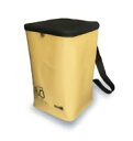 TRI HANG STOCK 100% WATERPROOF - STUFF MULTI BASKET SAND SLW135 | マルチバスケット バケツ 深型 スリム 縦長型 収納 36L フタ付き ダブルファスナー たっぷり 洗濯かご ゴミ箱アウトドア レジャーバッグ 釣り キャンプ BBQ 道具入れ EVA 防水 水洗いOK 折りたたみ(3)