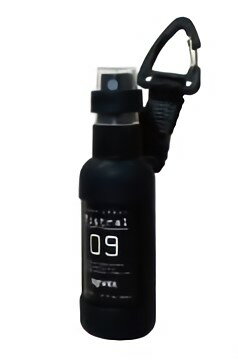 TRI PUMP SPRAY Mistral PUMP SPRAY BOTTLE Mistral BLACK SLW243 | スプレーボトル アルコール対応 50ml 詰め替え用 携帯 持ち運び 詰め替え容器 携帯用スプレー シリコンカバー キャップホルダー スプレー容器 小分けボトル 空ボトル 消毒 除菌 エタノール