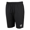 umbro アンブロ ジュニア ウォームアップハーフパンツ ブラック 160 UAS2351JP BLK | スポーツ スポーツ用品 運動 服 衣類 ウエア ボトムス パンツ ズボン 防寒 防風 吸汗速乾性 ストレッチ 軽量 機能性 ブランド 快適 サッカー フットサル ジュニア キッズ 160 ブラック