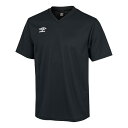 umbro アンブロ ゲームシャツ ワンポイント ブラック XO UAS6307 BLK | スポーツ スポーツ用品 運動 服 衣類 ウエア トップス 半袖 吸...
