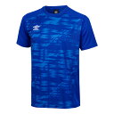 umbro アンブロ ゲームシャツ グラフィック ブルー O UAS6310 BLU | スポーツ スポーツ用品 運動 服 衣類 ウエア トップス シャツ 半袖 吸汗速乾機能 ストレッチ 機能性 ブランド 快適 デザイン シンプル 素材 人気 おすすめ サッカー フットサル XL 2L LL 青 ブルー