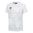 umbro アンブロ ゲームシャツ グラフィック ホワイト M UAS6310 WHT | スポーツ スポーツ用品 運動 服 衣類 ウエア トップス シャツ 半袖 吸汗速乾機能 ストレッチ 機能性 ブランド 快適 デザイン シンプル 素材 人気 おすすめ サッカー フットサル M ホワイト(4)