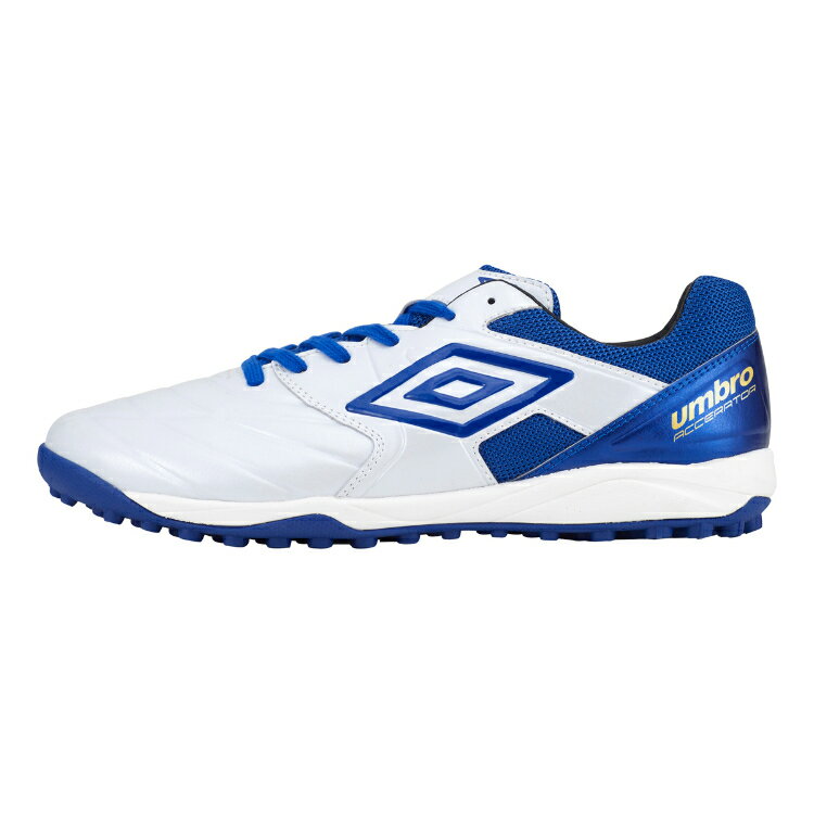 umbro アンブロ アクセレイターTR WIDE S.WHITE/NAVY/NAVY 22.5 UF2VJB03WN WN | スポーツ スポーツ用品 運動 服 衣類 ウエア 小物 靴 くつ シューズ ブランド 反発性 クッション性 素材 牛皮 ターフコート サッカー フットサル 22.5 ホワイト ネイビー