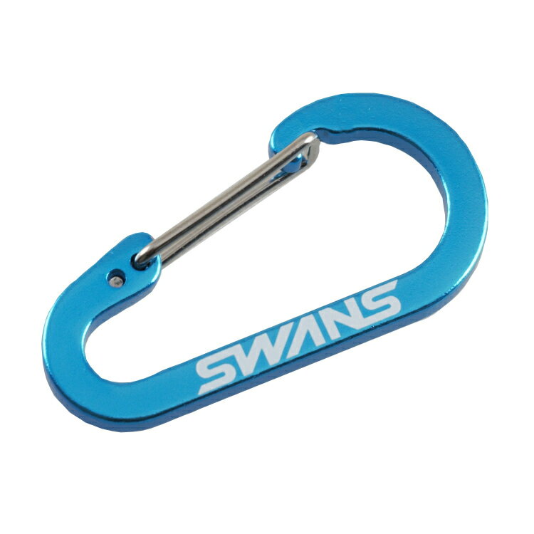 SWANS 山本光学 カラビナ スカイブルー SA-113M SKBL | スポーツ キーホルダー ストラップ ケース ゴー..