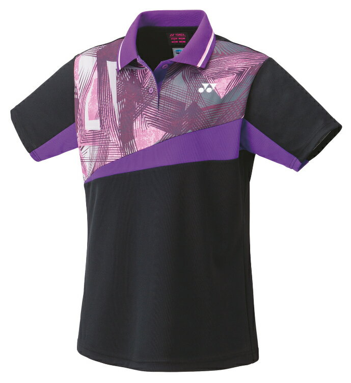YONEX ヨネックス ウィメンズゲームシャツ BK サイズ L 20737 7 | スポーツ用品 運動 スポーツ 衣類 バドミントン トップス Tシャツ 素材 L ウィメンズ ブラック 着心地 快適 球技 YONEX 使いやすい 定番 プレゼント おしゃれ メーカー ブランド