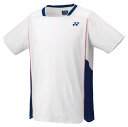 YONEX ヨネックス ユニゲームシャツ ホワイト O 10627 11 | スポーツ スポーツウェア 競技 テニス 軟式 硬式 バトミントン ウェア シャツ ...