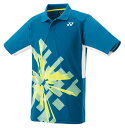 YONEX ヨネックス ユニゲームシャツ ティールブルー SS 10674 817 | スポーツ スポーツウェア 競技 テニス 軟式 硬式 バトミントン ウェア...