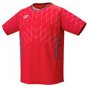 YONEX ヨネックス メンズゲームシャツ フィットスタイル ジャパンレッド M 10698 364 | スポーツ スポーツウェア 競技 テニス 軟式 硬式 バ...